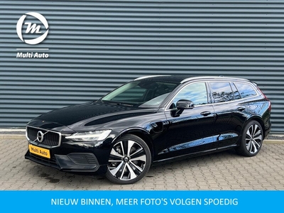 Volvo V60 2.0 T6 Twin Engine AWD Momentum Pro Plug in Hybrid PHEV | Panodak | Leder | Led | Carplay | Head-up Display | Camera |