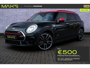 Mini Mini Clubman 2.0 John Cooper Works ALL4 Chili | 231 PK | Automaat | Head Up | Leer/Alcantara | Stoelverwarming | PDC | Navi | Cruise