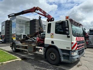 DAF CF 75.310 4X2 + HMF 1113 K2 + HOOKLIFT - ONLY 156.577 KM