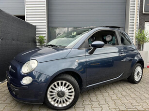 Fiat 500 1.2 |Blauw|Schuifdak|Pdc