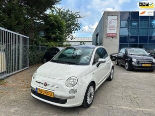 Fiat 500 1.2 Lounge, Automaat, Airco, Apk 07/2025, Glazen