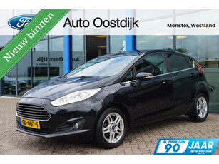 Ford Fiesta 1.0 EcoBoost Titanium 100PK NIEUWE DISTRIBUTIERIEM!!! Winterpack Navi Climate Cruise Control Parkeersensoren *Compleet*