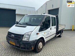 Ford Transit 350L 2.2 TDCI DC / Open laadbak. Ex BTW