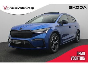 Skoda Enyaq 80 Sportline Business 204PK DEMO VOORDEEL Pano Trekhaak Snelladen 125 kW Matri