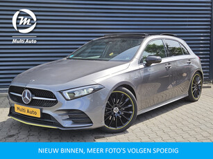 Mercedes-Benz A-Klasse 200 AMG Edition One 164pk | Panodak | Widescreen Navi | Alcantara Sportstoelen | 19