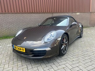 Porsche 911 Cabrio 3.8 Carrera 4S Chrono Leer Sport uitlaat