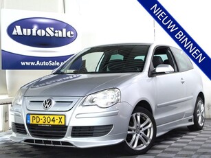 Volkswagen Polo 1.2 Sportline ZWARTE-HEMEL AIRCO LMV '09