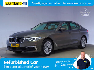 BMW 5 Serie 520i Luxury Line Aut. [ Camera Live-Cockpit Navi.prof Sportstoelen ]