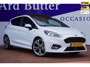 Ford Fiesta 1.0 EcoBoost ST-Line / Full-Navigatie / Pano-Dak / Stuur&Stoel-Verw. / 18