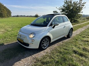 Fiat 500 0.9 TwinAir Lounge. Airco,schuifdak,lm velgen.