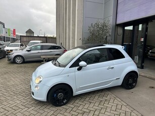 Fiat 500 1.4-16V 100PK! Automaat! PANO! BABYBLAUW! INRUIL