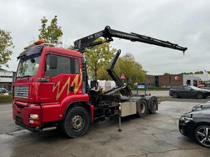 MAN TGA 26.350 6X2 EURO 3 TECHNAMICS HOOK + FASSI F175 +