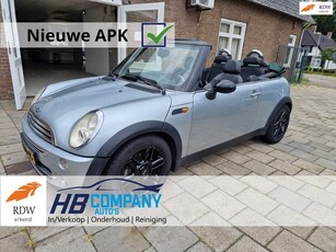 Mini Mini Cabrio 1.6 Cooper Zeer netjes Airco Nieuwe APK Parkeersensoren