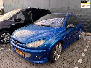 Peugeot 206 2.0-16V RC 177PK Blauw 2003 Gti NAP