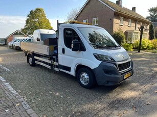 Peugeot Boxer OPEN LAADBAK KIPPER KRAAN (bj 2015)