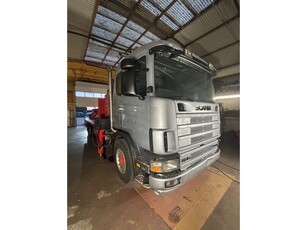 Scania R164-580 V8 + FASSI 1000 + FLYJIB EN LIER (bj 2002)