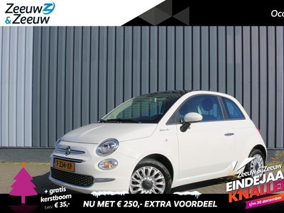 FIAT 500 1.0 Hybrid Dolcevita NETTE AUTO!! PANORAMADAK | CRUISE | BLUETOOTH | AIRCO | MULTIFUNCTIONEEL STUURWIEL