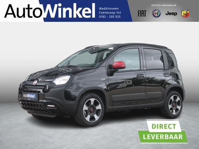 FIAT PANDA Hybrid RED | Uit voorraad leverbaar | Clima | Carplay | 5pers. | Licht- en Regensensor