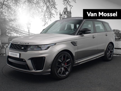 Land Rover Range Rover Sport P575 SVR | NP € 253.635,- | SVO Flux Silver | 1e eigenaar | 16.970km! | 4-Zone Climate | Adaptieve Cruise | 22 inch velgen | Cold Climate Pack |