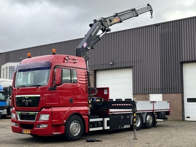 MAN TGX 26.400 / HMF 42 T/Mtr kraan / Radio Remote /