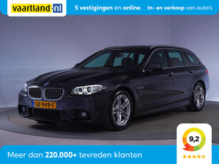 BMW 5 Serie TOURING 520i Executive M pakket Aut [ Prof nav Xenon verlichting ]