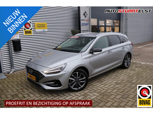 Hyundai i30 Wagon 1.5 T-GDi M-Hybride Premium 160PK|Trekhaak|Camera|Stoel-Verwarming|Lane-Assist|Stoelventilatie|NL-Auto|1Eigenaar|Leder|