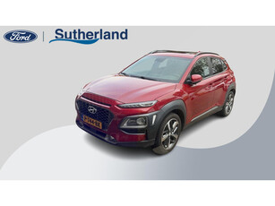 Hyundai Kona 1.0 T-GDI Premium 120pk Trekhaak | Dodehoeksensoren | Volledig Leder | Navigatie | Stoelverwarming | LED Koplampen | Achteruitrijcamera