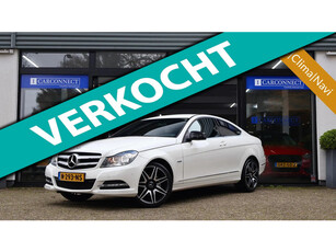 Mercedes-Benz C-klasse Coupé 180 Ambition 157pk |Leder|PDC|Stoelver|18''inch|Navi|Distr.nieuw!