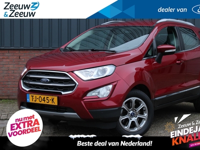 FORD ECOSPORT 1.0 EcoBoost Titanium Automaat * Navigatie * Automatische airco * Parkeersensoren * Cruise control *