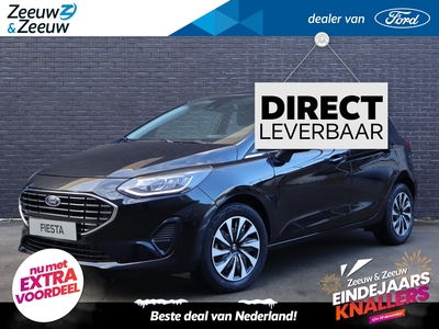 FORD FIESTA 1.0 EcoBoost Hybrid Titanium 125pk | DEMO | Navigatie via Apple Carplay & Android auto | Cruise control | Led koplampen | Led dag rijverlichting