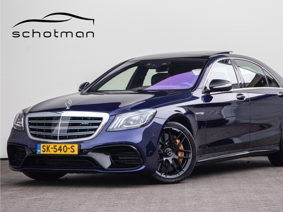 MERCEDES S-KLASSE 63 AMG 4Matic+ Lang Premium Plus, Keramic, Designo, Facelift, Massage 612pk