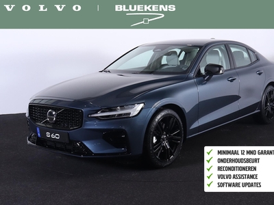 VOLVO S60 B4 197pk Plus Dark - Adaptieve Cruise Control - Elektrisch verstelbare voorstoelen - Verwarmbare stoelen voor en achter - Parkeersensoren voor en achter - Achteruitrijcamera - 19