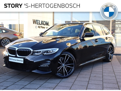 BMW 3-SERIE Touring 320i High Executive M Sport Automaat / Trekhaak / Sportstoelen / Parking Assistant / M Sportonderstel / LED / Stoelverwarming / Leder