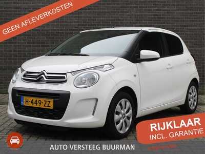 CITROEN C1 1.0 VTi Feel 5 Deurs Airco, Radio/USB, Bluetooth handsfree, Privacy glass, Snelheidsbegrenzer,