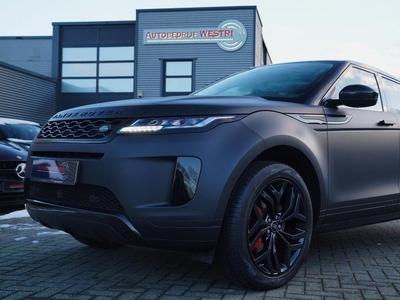 Land Rover Range Rover Evoque 2.0 D240 AWD S | 241 PK | Camera | Luxe Leder | LED | Multimediasysteem | Mat Zwart gewrapt | 20inch