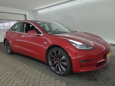 Tesla Model 3 Performance 75 kWh AWD (INCL-BTW) *PANO | AUTO-PILOT | FULL-LED | NAPPA-VOLLEDER | ADAPTIVE-CRUISE | KEYLESS | SURROUND-VIEW | DAB | APP-CONNECT | SPORT-SEATS | 20