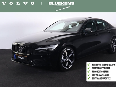 VOLVO S60 B4 Plus Bright Adaptive Cruise Control - Pilot Assist - BLIS dodehoekassistentie - Panorama/schuifdak - Google infotainment - Harman/Kardon audio - Elektr. bedienbare voorstoelen met geheugen - Verwarmbaar stuur - Stoelverwarming voor & achter - Voorru...