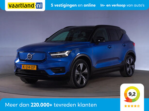 Volvo XC40 Recharge P8 AWD R Design [ Two-tone Stuur- en stoelverwarming Nav ]