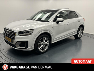 Audi Q2 1.4 TFSi 2x S-Line Automaat-Navigatie-Panoramadak-Cr.contr-Clima-Camera-Parkeersensoren-Lm18''velgen-Lederen bekleding