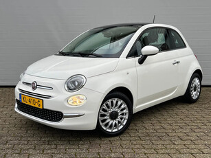 Fiat 500 1.2 Lounge, Panoramadak, 4 cilinder, Clima, NL auto in nieuwstaat!