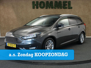 Ford Focus 1.5 Ecoboost Titanium - AFNEEMBARE TREKHAAK (1.500KG GEREMD) - NAVIGATIE - PARKEERSENSOREN VOOR EN ACHTER - STOEL - EN STUURVERWARMING - MULTIMEDIA VOORBEREIDING - CRUISE CONTROL