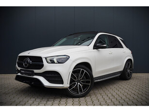 Mercedes-Benz GLE 350 D 4MATIC | AMG | Burmester | Adaptive Cruise Control | Stoelverwarming | Panoramadak | Luchtvering | Trekhaak | Grijs Kenteken | 360° Camera | BTW | Apple Carplay | Ambiance Verlichting | Leder | Nigh