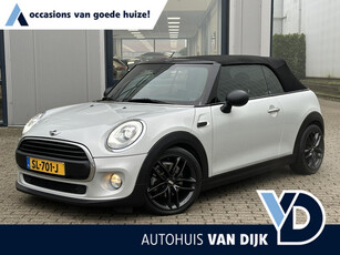 Mini Cabrio 1.5 One | Keyless/Stoelverw./Navi/Cruise Control/15-inch/LED/Harman-Kardon