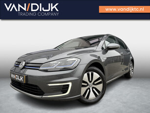 Volkswagen e-Golf E-DITION ✓Full LED ✓Warmtepomp ✓Navigatie ✓Climate ✓Adapt. Cruise ✓Parkeersensoren ✓Lichtmetaal