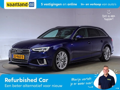 Audi A4 AVANT 40 TFSI 190pk S-Line Aut. [ LED Navi Half-leder Trekhaak ]