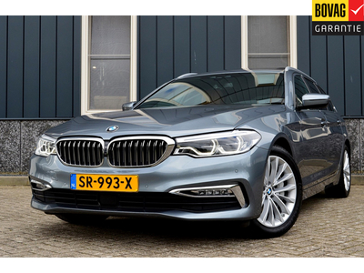 BMW 5-SERIE Touring 540i xDrive High Executive Rijklaarprijs-Garantie Panorama dak Stoel koeling Led Camera Leder