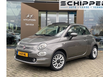 Fiat 500C 1.2 Lounge Cabrio | Apple Car Play | Leer