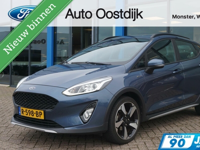 FORD FIESTA 1.0 EcoBoost Active 100PK Automaat Winterpack Carplay-navi Cruise Climate LED Parkeersensoren *Compleet*