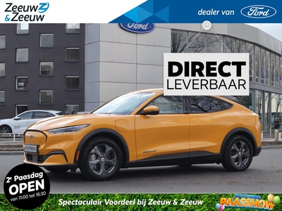 Ford Mustang Mach-E 98kWh Extended RWD 294pk | Direct leverbaar | Stoel- stuur en voorruitverwarming | Adaptieve cruise control | BLISS