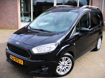 Ford Tourneo Courier 1.0 Titanium Full option, NAVI, CC, Trekhaak, Achteruitrij camera, Parksens. A, Airco, Stoelverwarming, 16